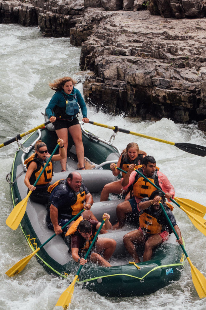 whitewater rafting in jackson hole on the snake river