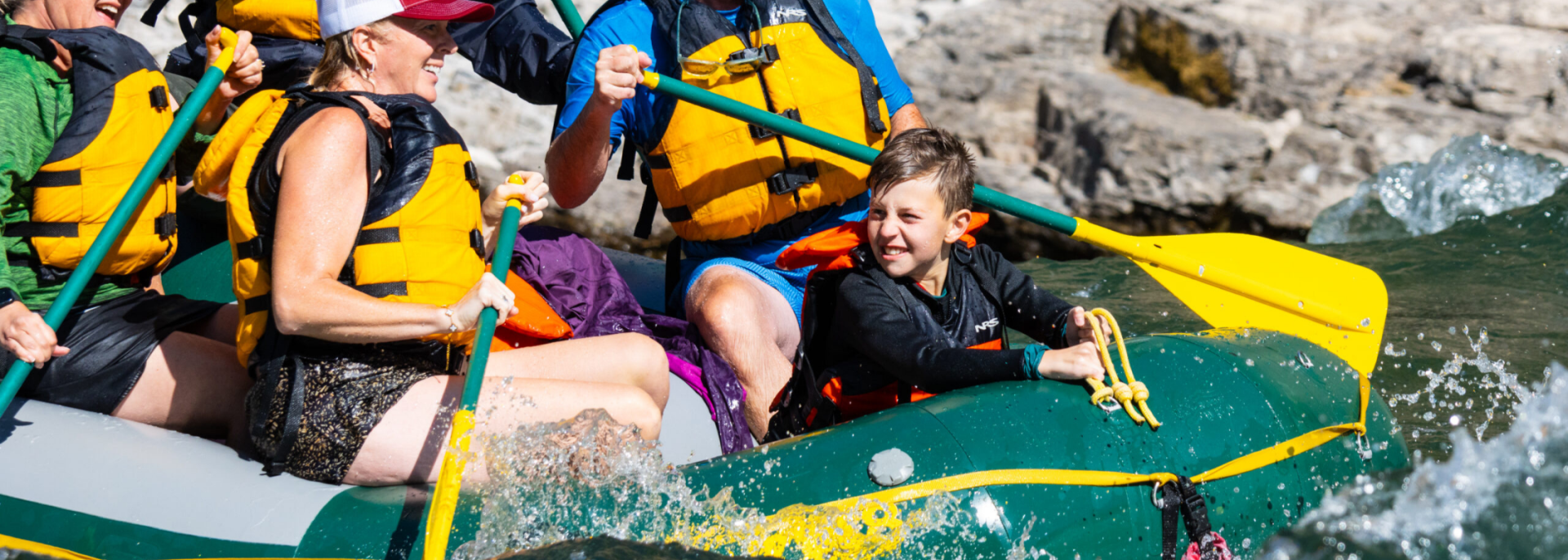 child whitewater rafting in jackson hole